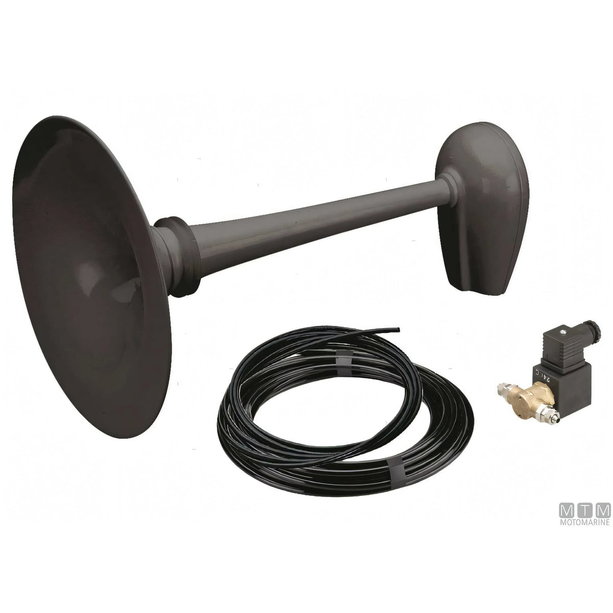 Tromba nautica Marco a norme R.I.Na. — Nera 12V