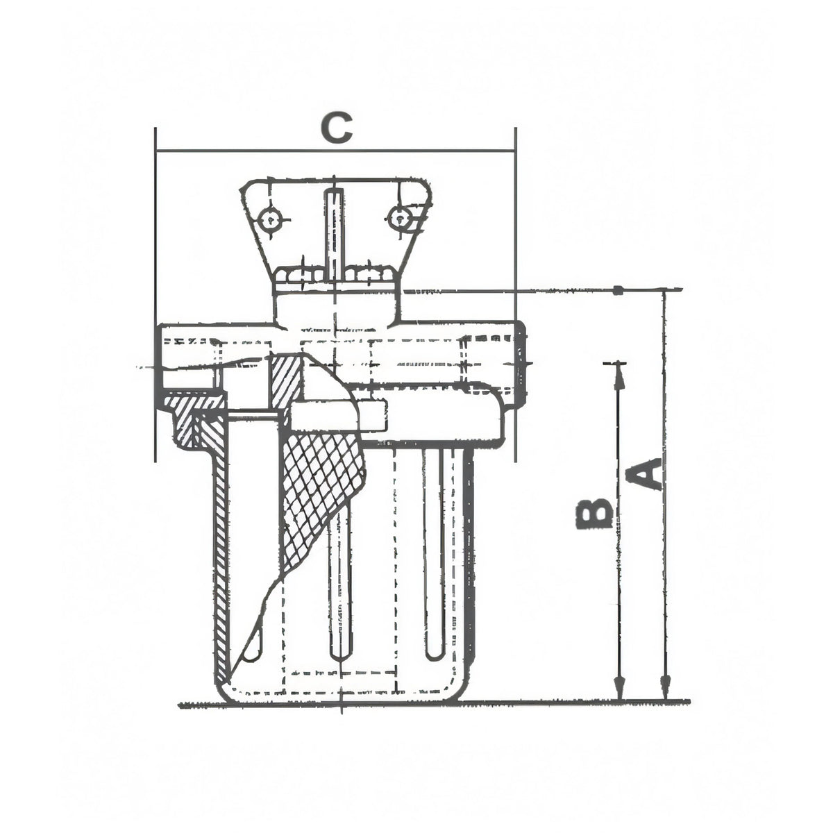 Filtro acqua Ancor CF, dettaglio elemento filtrante