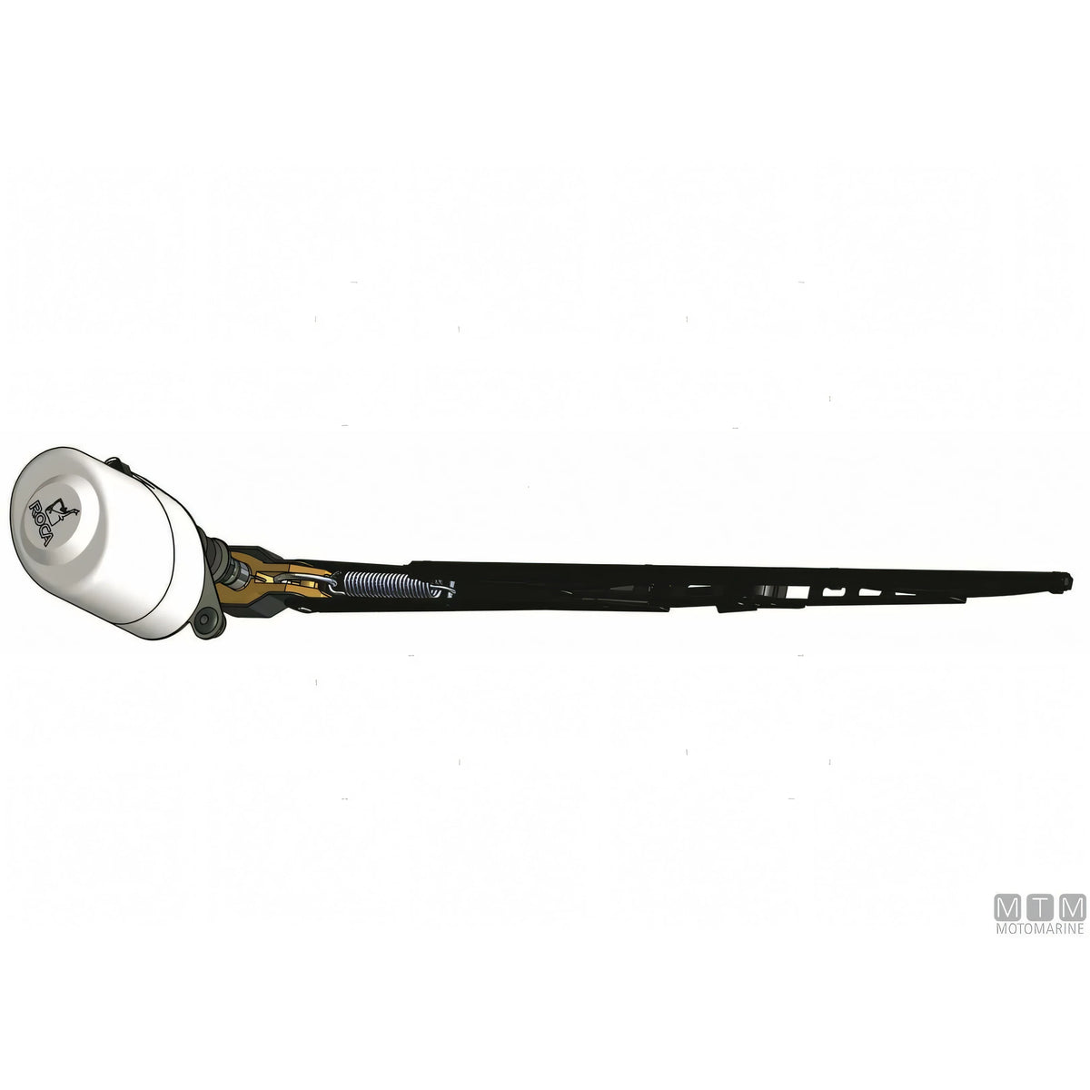 Roca tergicristallo W5 motore braccio spazzola inox — Motore 12V
