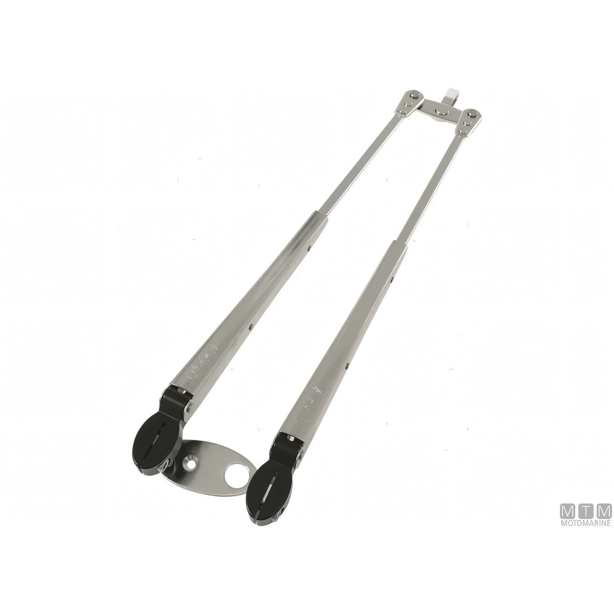 Roca braccio tergicristallo a pantografo telescopico in acciaio inox — 324/460 mm - Lucido