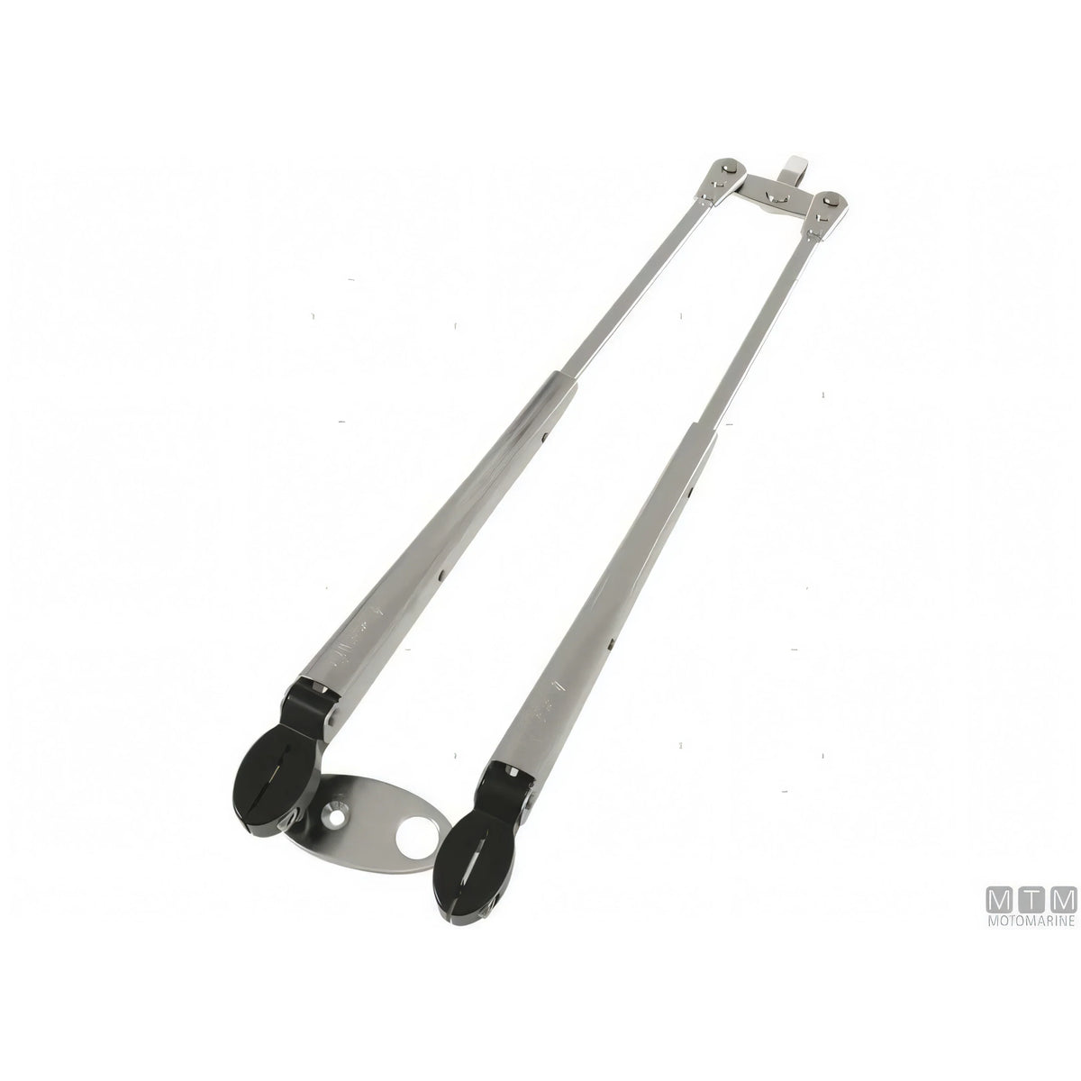 Roca braccio tergicristallo a pantografo telescopico in acciaio inox — 324/460 mm - Lucido