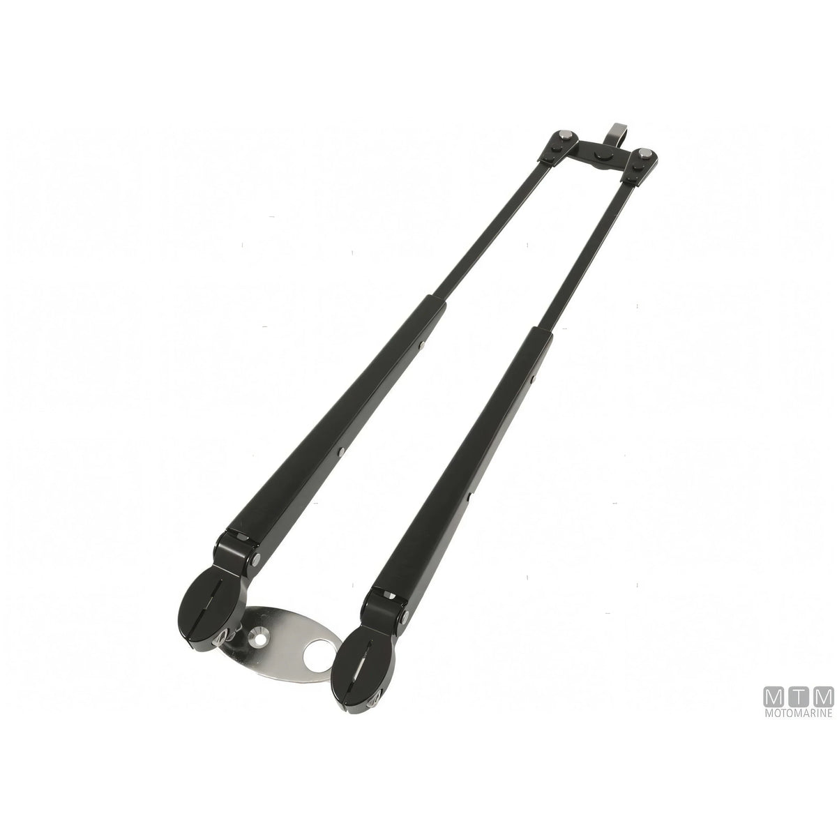 Roca braccio tergicristallo a pantografo telescopico in acciaio inox — 324/460 mm - Brunito