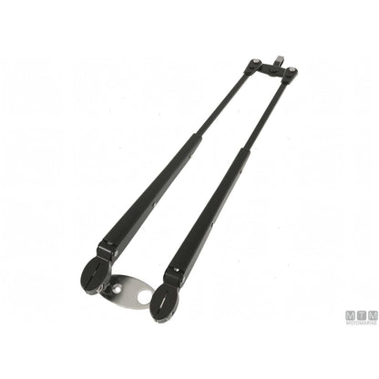Roca braccio tergicristallo a pantografo telescopico in acciaio inox — 454/591 mm - Brunito