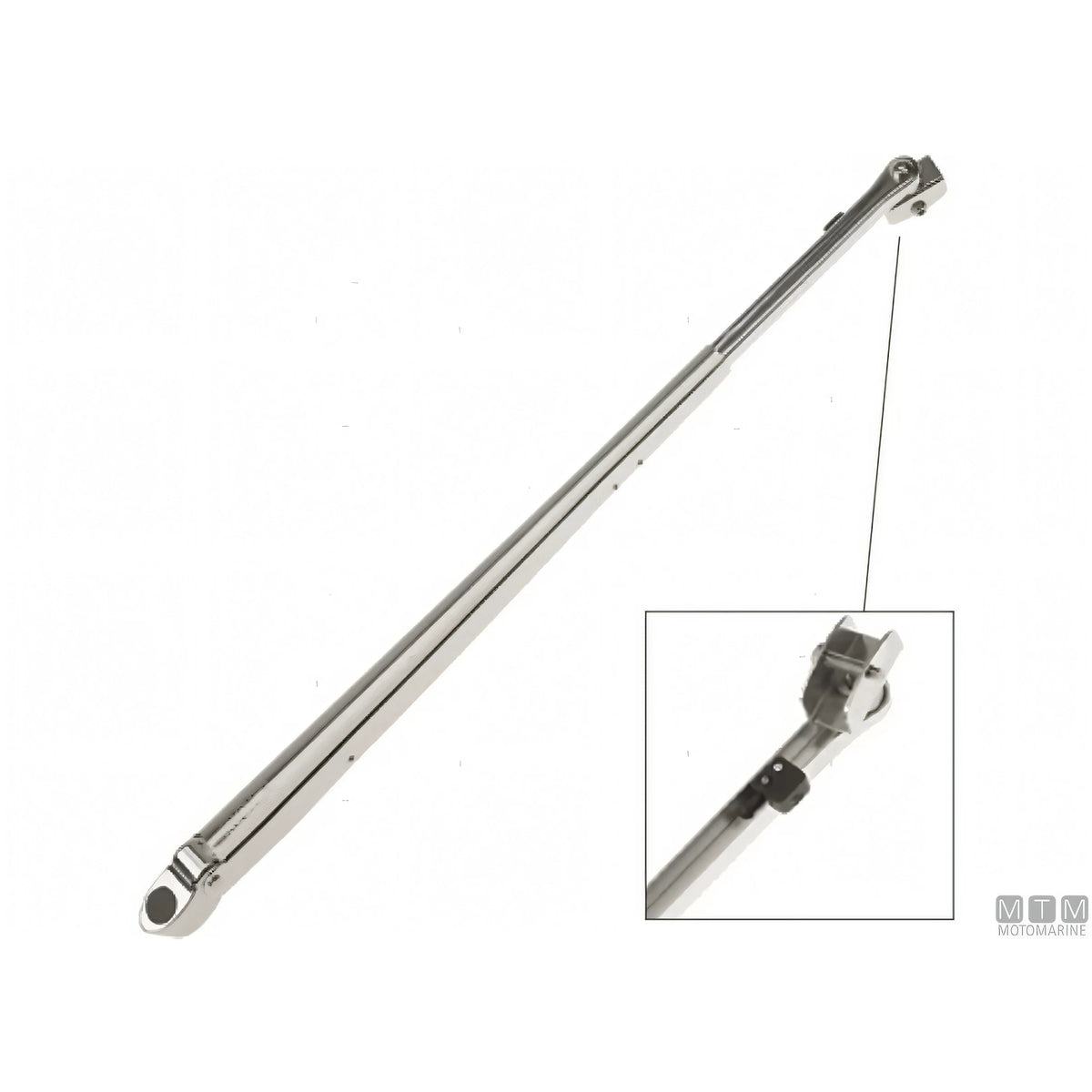 Roca tergicristallo W25 motore inox — Braccio inox lucido 630-900 mm