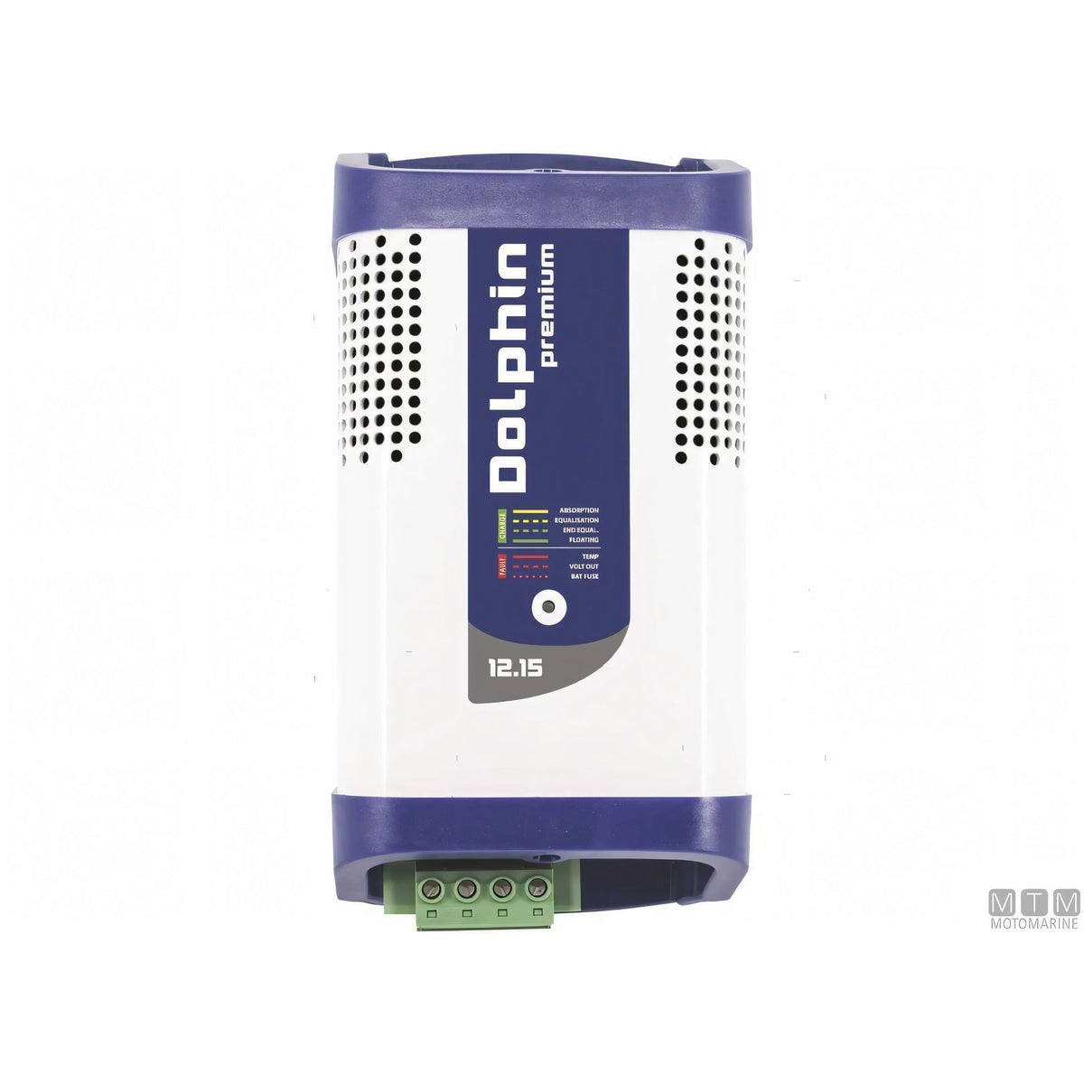 Caricabatterie Dolphin Premium cassa in alluminio anodizzato — 12V 15A