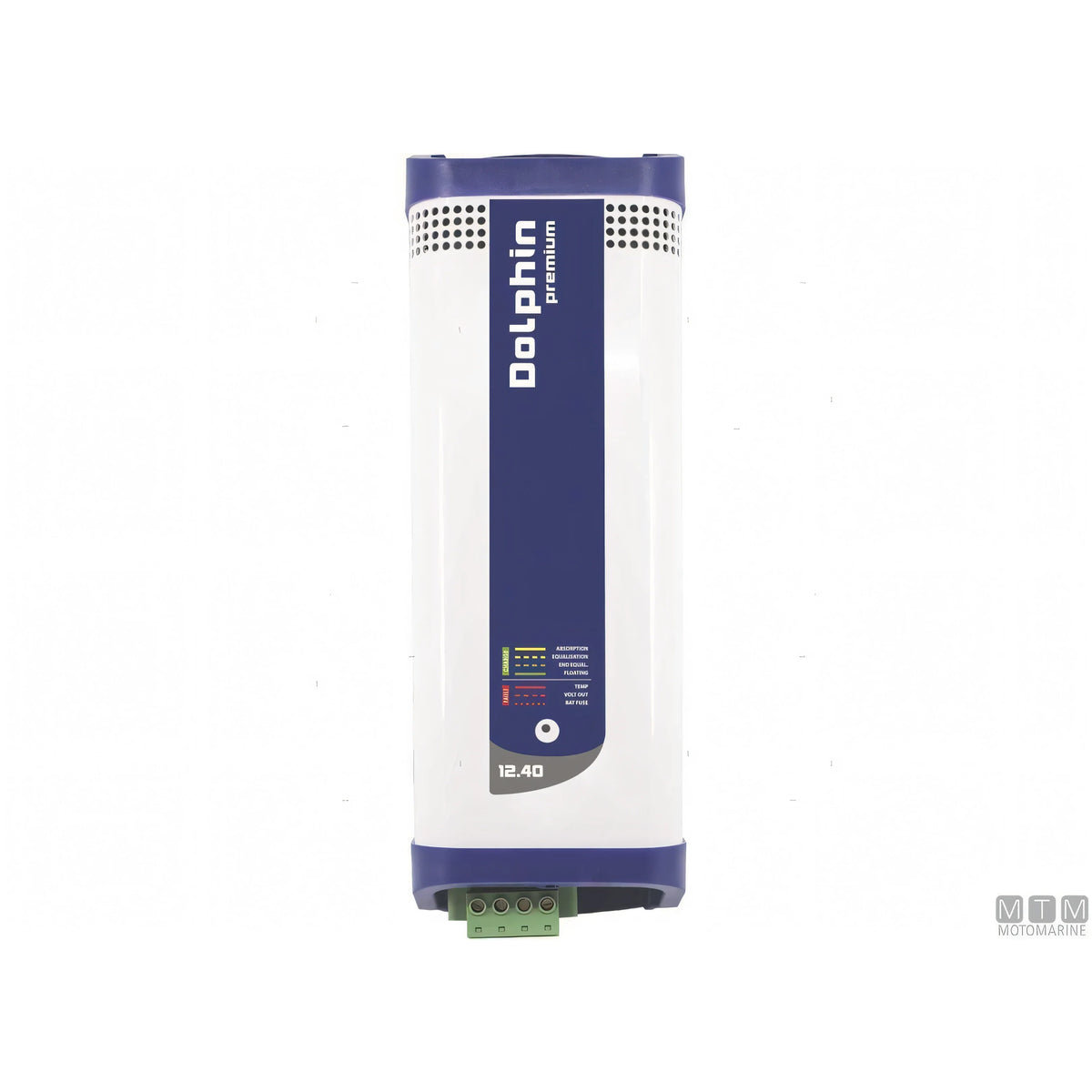 Caricabatterie Dolphin Premium cassa in alluminio anodizzato — 12V 40A