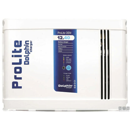 Caricabatterie Dolphin ProLite in alluminio anodizzato — 4U IP21 12V 40A