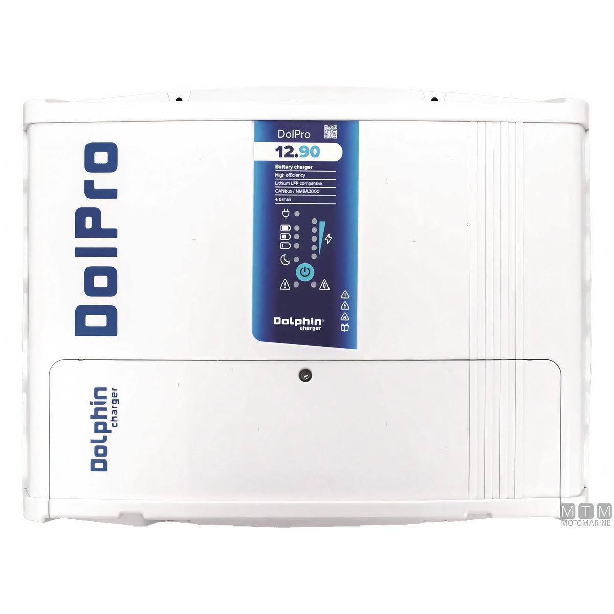 Dolphin Caricabatterie Pro Evo3 cassa in policarbonato — 12V 90A