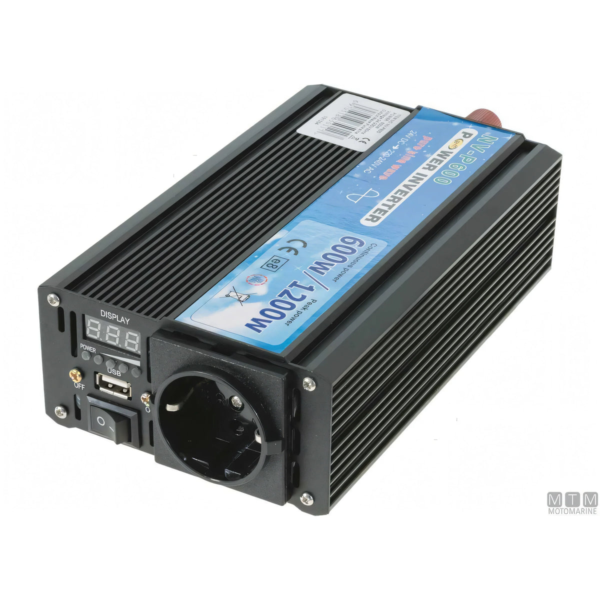 Motomarine Inverter ES100 Power 12V 24V — 600W 24V