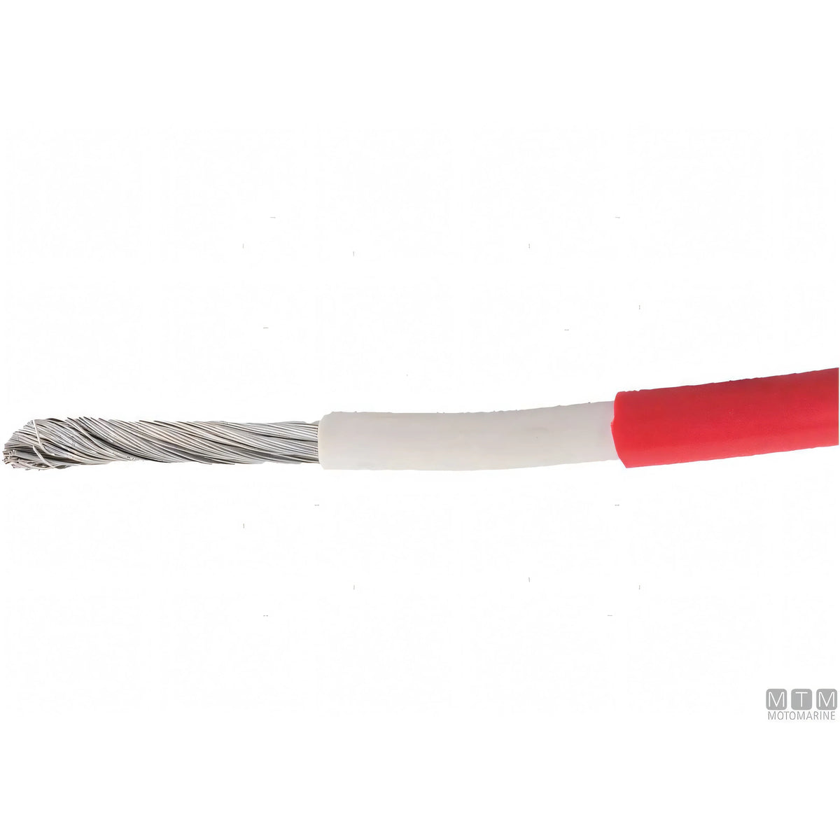 Cavo batteria marino CE 1x50 mm² rame stagnato guaina PVC — 50 m — Rosso