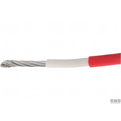 Cavo batteria marino CE 1x70 mm² in rame stagnato — Rosso - Bobina 25 m