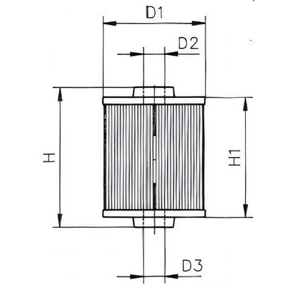 Filtro aria FNI per motori Volvo Penta rif. 3584145