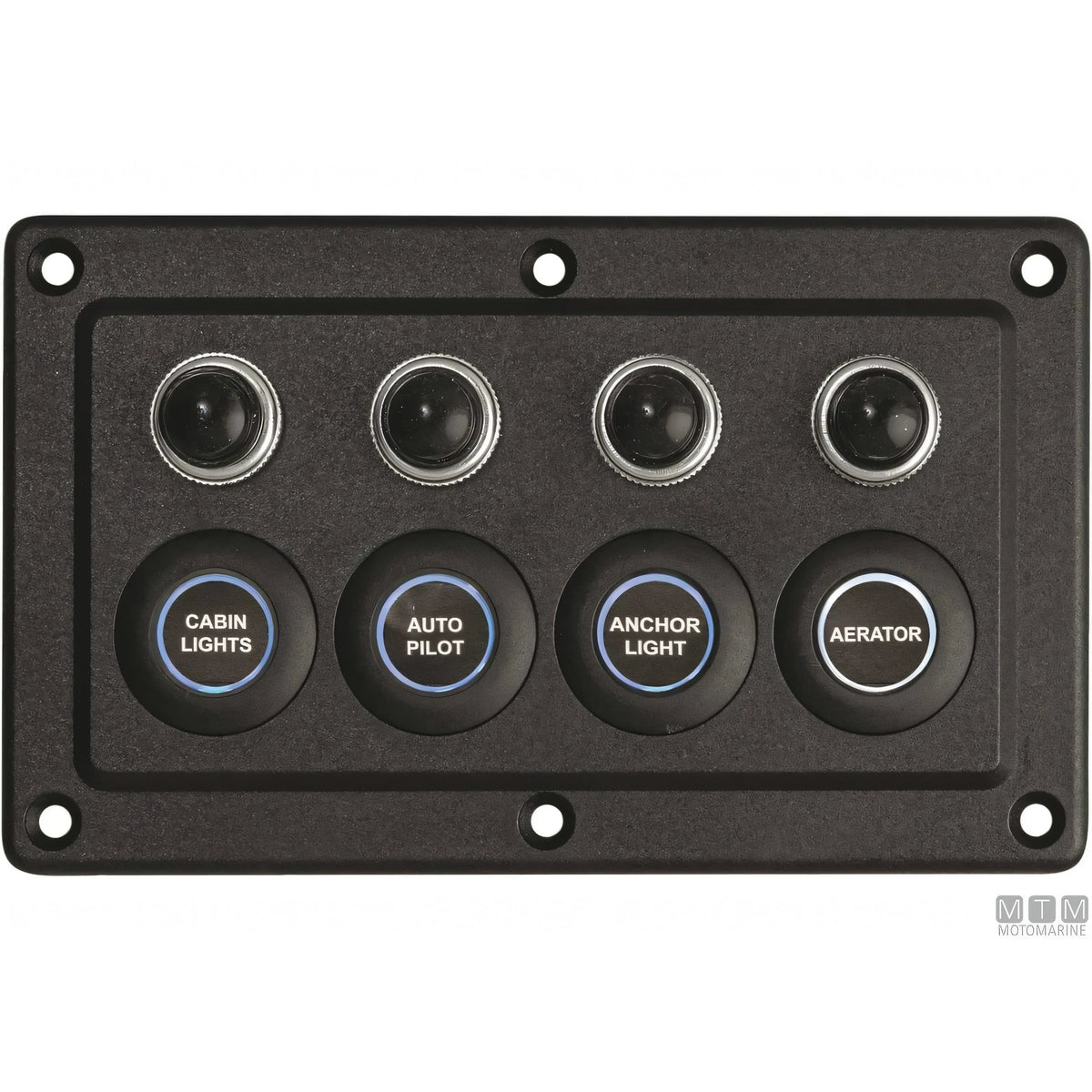Motomarine pannello elettrico con interruttori microswitch — 4 posizioni - 150x90 mm