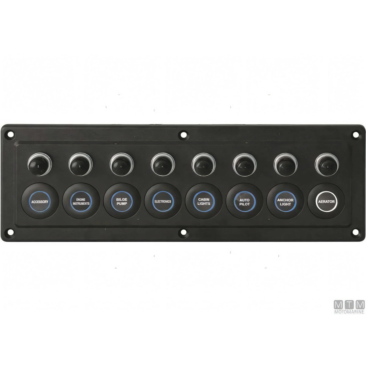 Motomarine pannello elettrico con interruttori microswitch — 4 posizioni - 150x90 mm