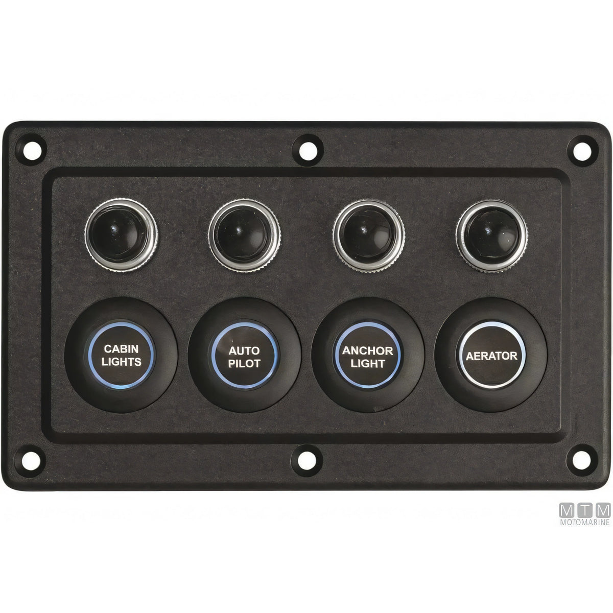 Motomarine pannello elettrico con interruttori microswitch — 4 posizioni - 150x90 mm