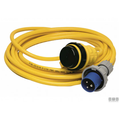 Cavo banchina Motomarine con presa Marinco e spina CE IP67 — 16A - 20 m