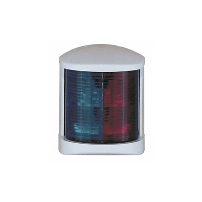 Fanale navigazione combinato rosso verde bianco plastica bianca per barche fino 12m R.I.Na. Midi