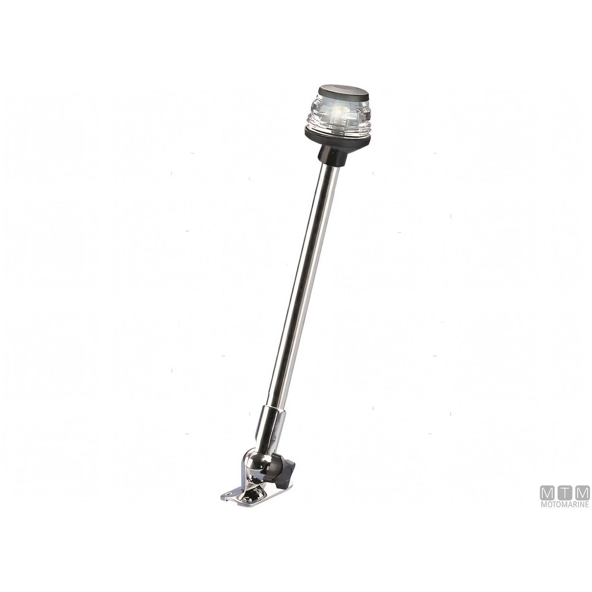 Motomarine fanale di via LED 360° su asta pieghevole — H 60 cm - Corpo Nero