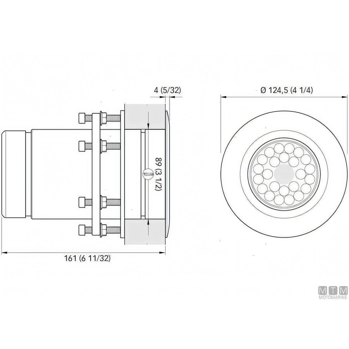 Quick Faro Subacqueo LED Challenger THI RGBW — vista 7