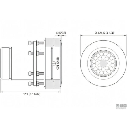 Quick Faro Subacqueo LED Challenger THI 80W — Bianca