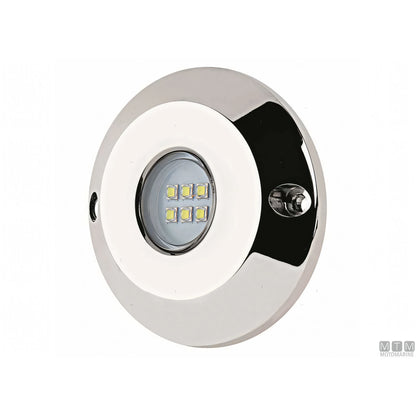 Faro subacqueo MTM LED acciaio inox — Bianco