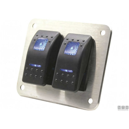 Motomarine faro subacqueo WK LED Dual Color acciaio inox — Faro LED D93mm