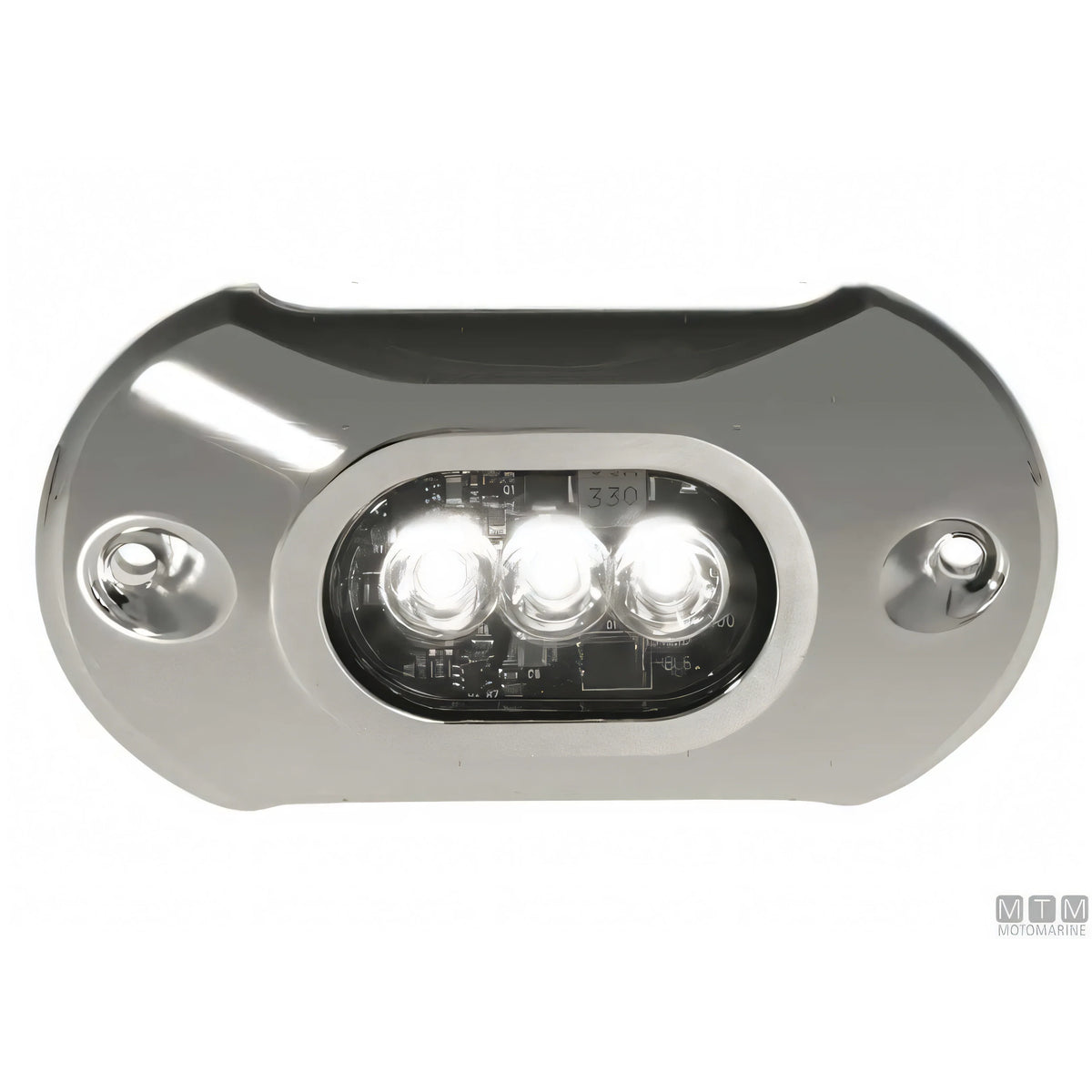 Attwood faro subacqueo LED acciaio inox — Bianco 102x54mm