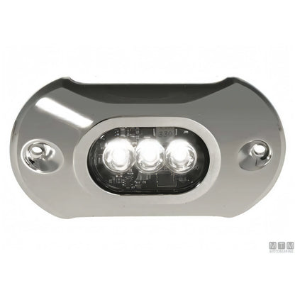 Attwood faro subacqueo LED acciaio inox — Bianco 102x54mm