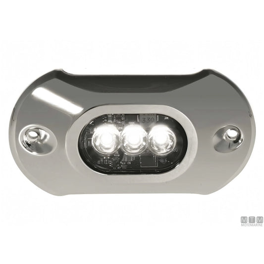 Attwood faro subacqueo LED acciaio inox — Bianco 102x54mm