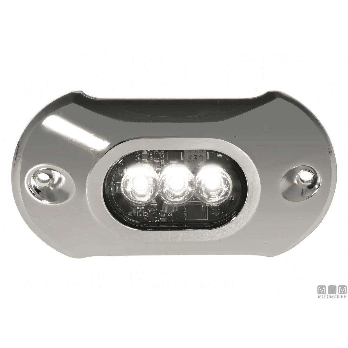 Attwood faro subacqueo LED acciaio inox — Bianco 127x54mm