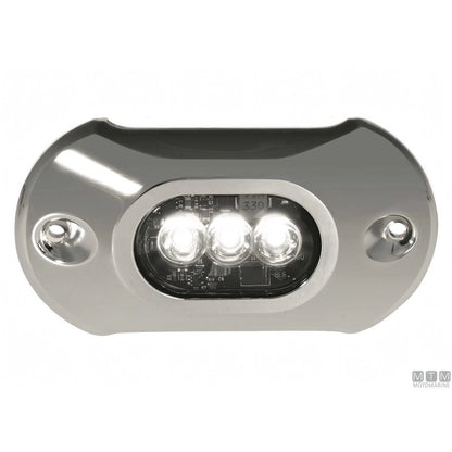Attwood faro subacqueo LED acciaio inox — Bianco 127x54mm