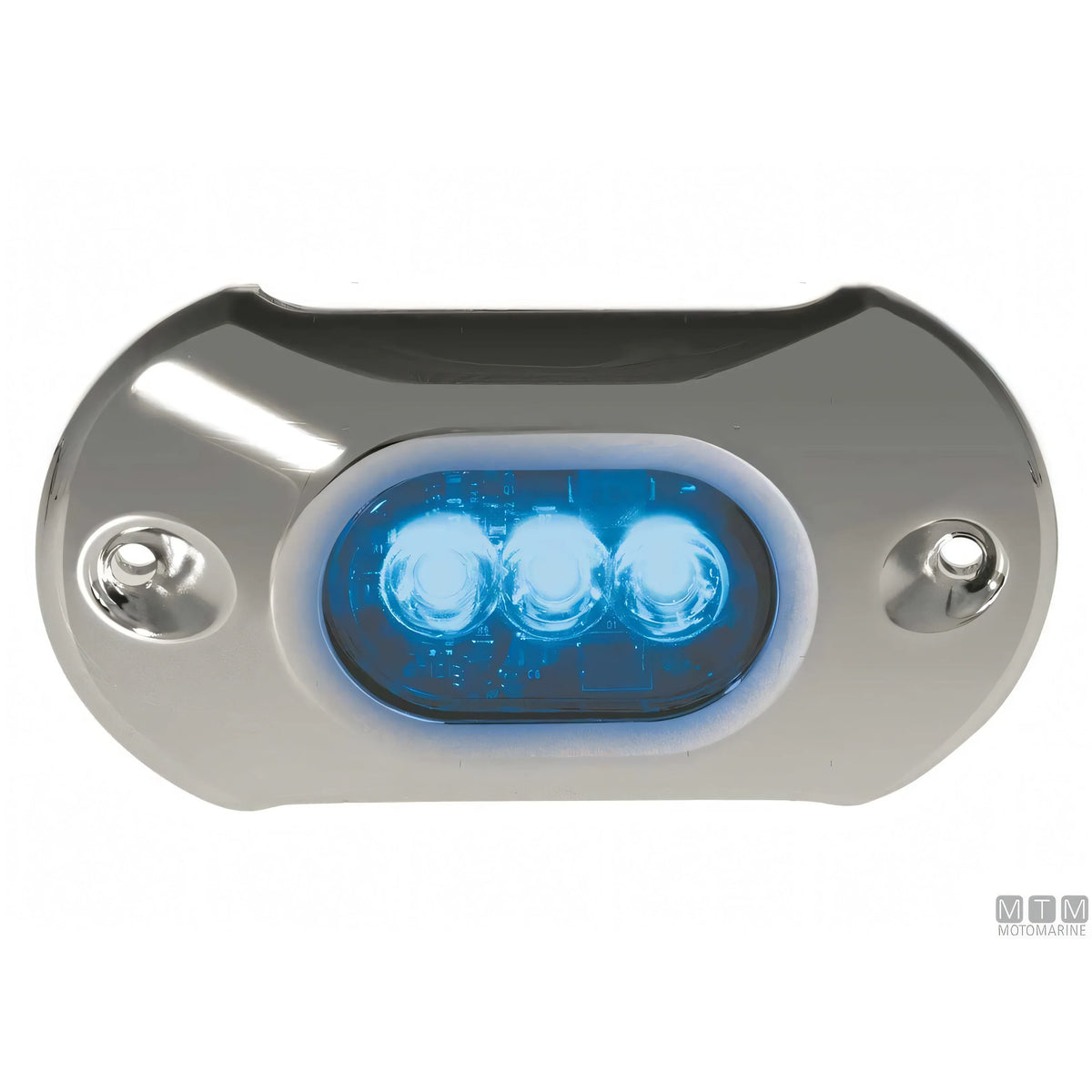 Attwood faro subacqueo LED acciaio inox — Azzurro 102x54mm