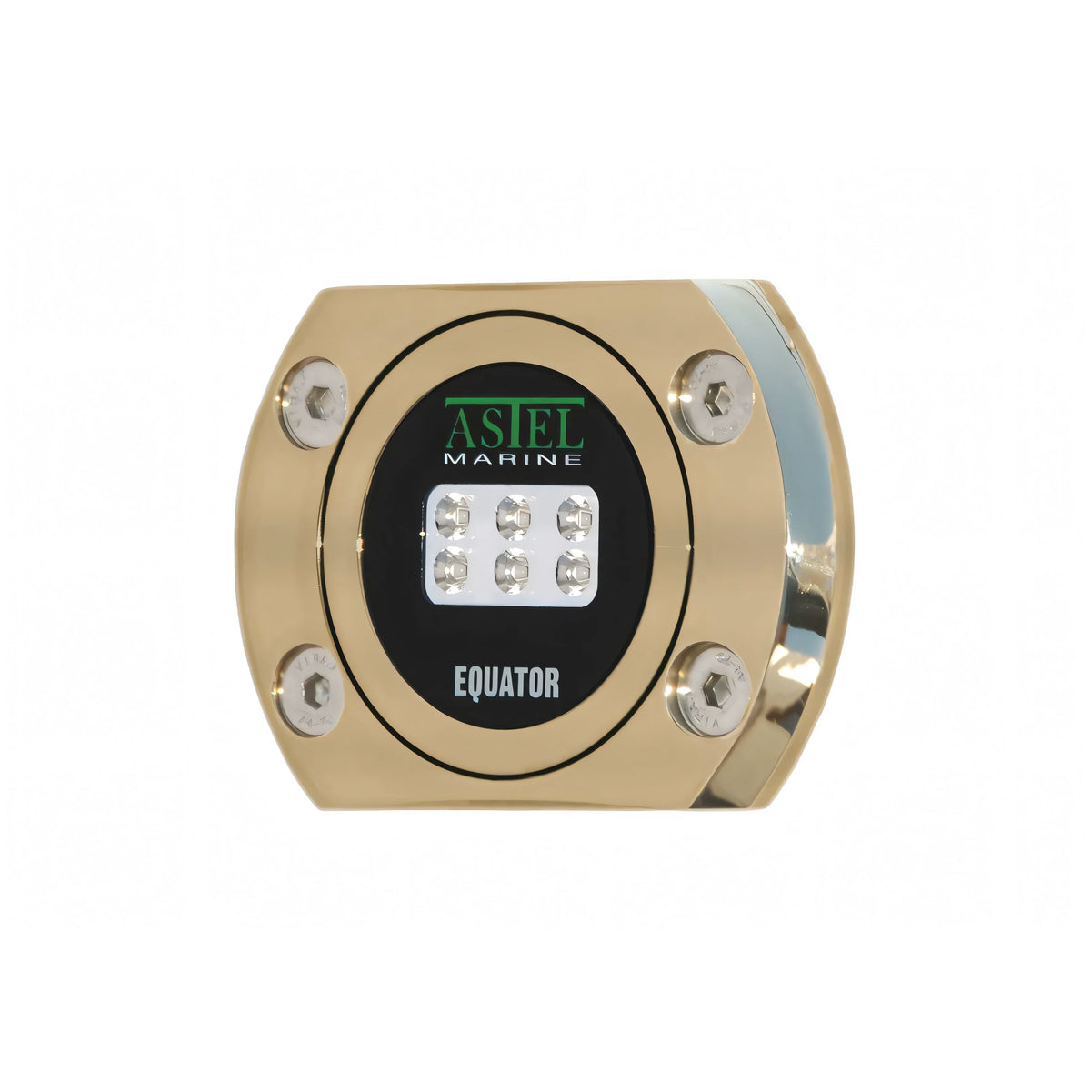 Astel Marine faro subacqueo LED Equator in bronzo — MSR0640 Bianco Ø99mm