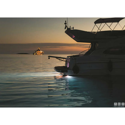 Astel Marine faro subacqueo LED Equator in bronzo — MSR0640 Bianco Ø99mm