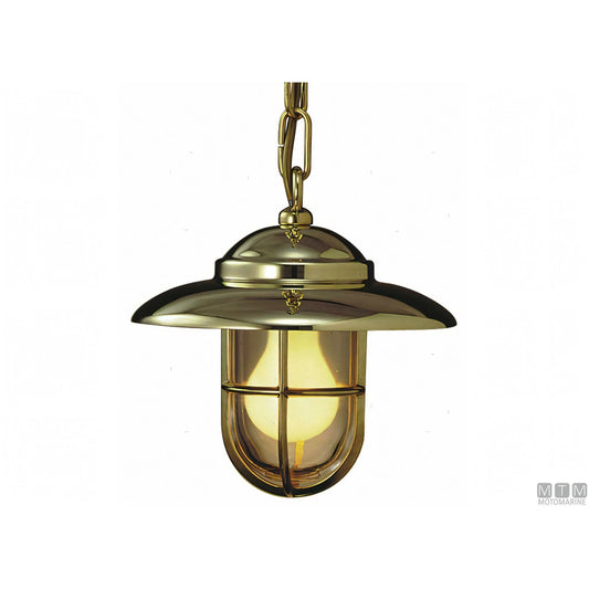 Foresti e Suardi lampada ceiling cage in ottone — H 210 x Ø 210 mm