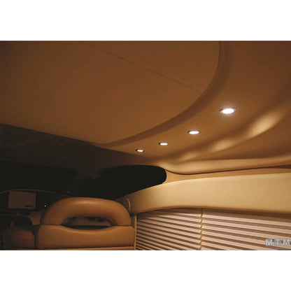 Faretto LED Astel Intensa in acciaio inox D58 — Inox Lucido - Luce Calda