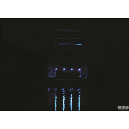 Astel Marine luce di cortesia LED RGB Arcus acciaio inox — Basso 60°