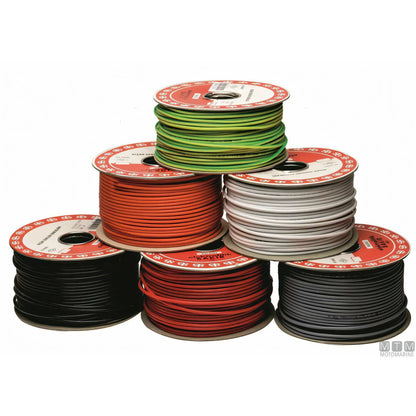 Cavo elettrico marino unipolare in rame stagnato con guaina in Nitrile — 1x25 mm² Giallo/Verde — 50 m
