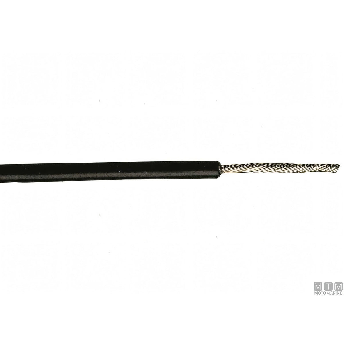 Cavo elettrico marino unipolare in rame stagnato con guaina in Nitrile — 1x2,5 mm² Nero — 100 m