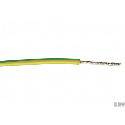 Cavo elettrico marino unipolare in rame stagnato con guaina in Nitrile — 1x25 mm² Giallo/Verde — 50 m