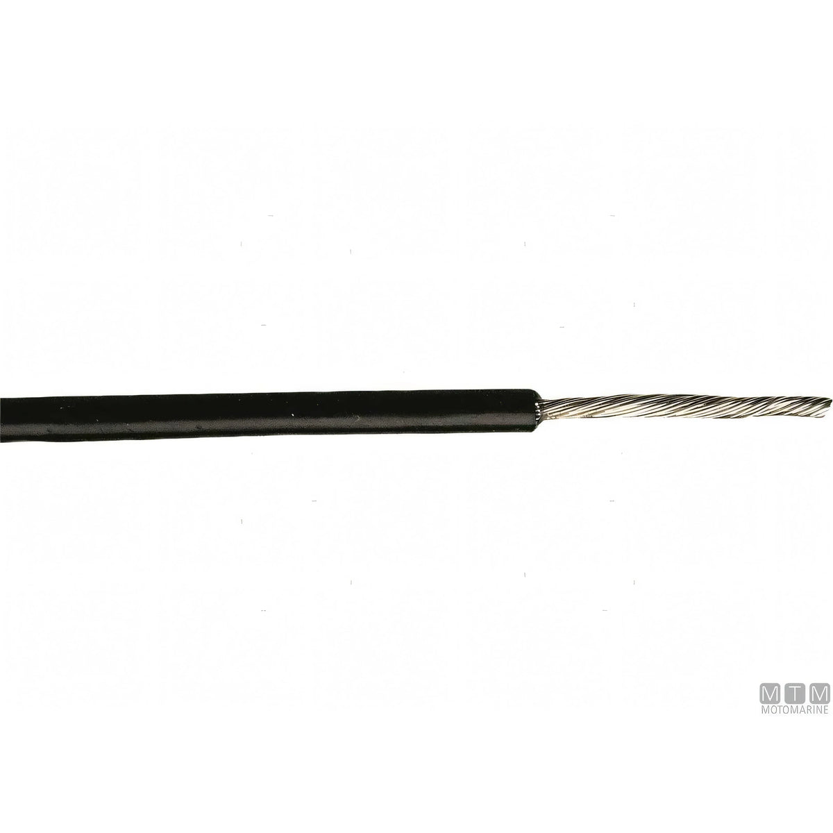 Cavo elettrico marino unipolare in rame stagnato con guaina in Nitrile — 1x6 mm² Nero — 50 m