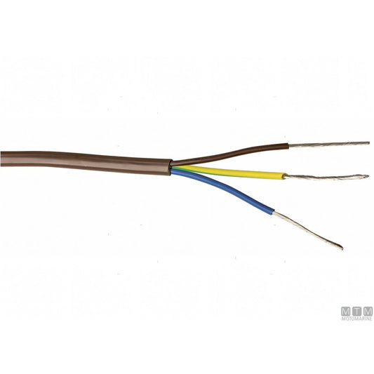 Cavo elettrico piatto 3x1,5 mm² rame stagnato guaina PVC