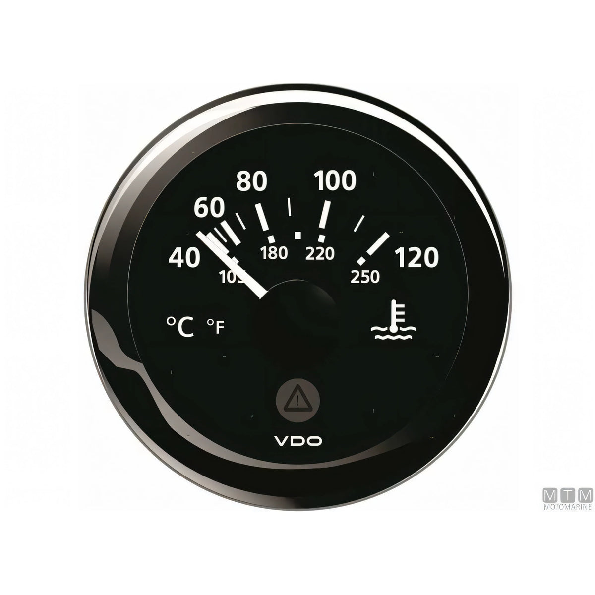 VDO Black View Line indicatore strumentazione nautica quadrante nero — Pressione olio 5 bar