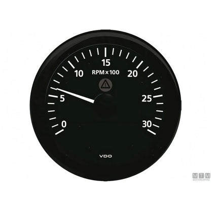 VDO Black View Line indicatore strumentazione nautica quadrante nero — Pressione olio 5 bar