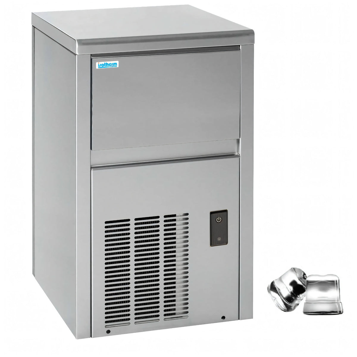 Fabbricatore di ghiaccio Ice Maker Drink Clear Indel Webasto in acciaio inox