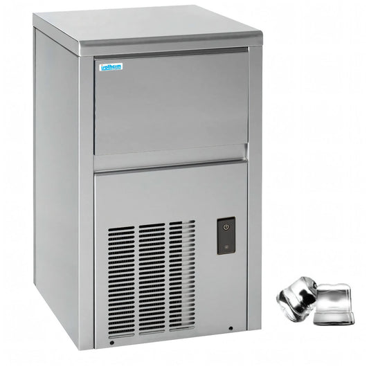Fabbricatore di ghiaccio Ice Maker Drink Clear Indel Webasto in acciaio inox