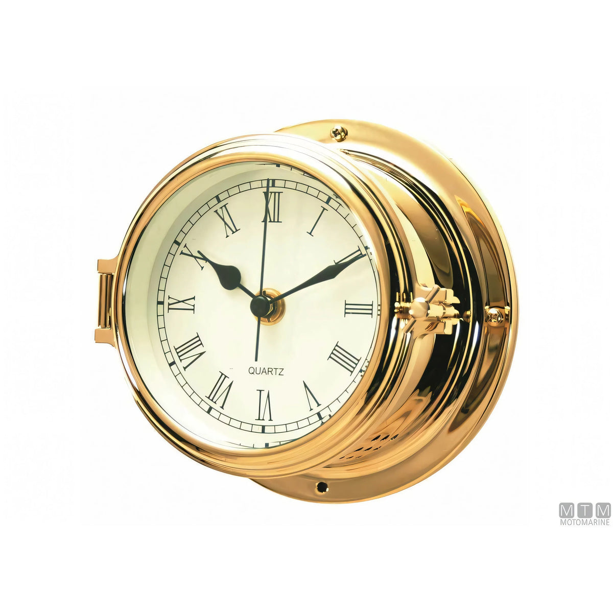 Motomarine strumento meteo classe 150 cassa in ottone lucidato — Orologio
