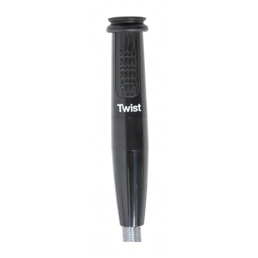 Doccetta integrata Whale Twist MK2 nera con miscelatore