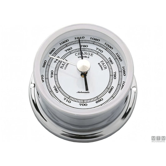 Strumento nautico Autonautic Classic Chrome in ottone cromato — Barometro 72 mm