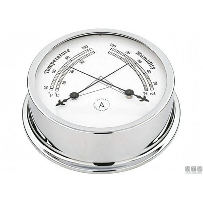 Strumento nautico Autonautic Classic Chrome in ottone cromato — Barometro 72 mm